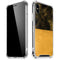 Black and Gold Split Marble iPhone XS Max Clear Case